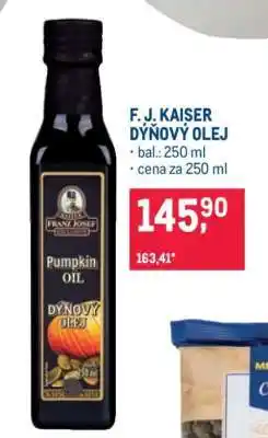 Makro F. J. Kaiser dýňový olej nabídka
