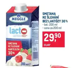 Makro SMETANA KE ŠLEHÁNÍ BEZ LAKTÓZY 30% nabídka