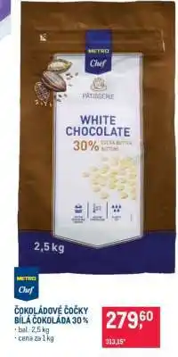 Makro ČOKOLÁDOVÉ ČOČKY BÍLÁ ČOKOLÁDA 30% nabídka