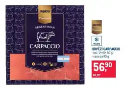 Makro Hovězí carpaccio nabídka