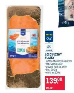 Makro Losos uzený plátky nabídka