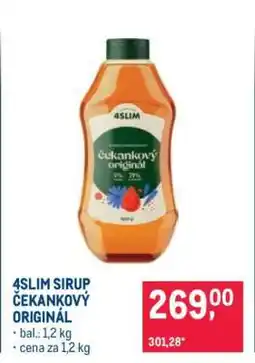 Makro 4SLIM SIRUP ČEKANKOVÝ ORIGINÁL nabídka