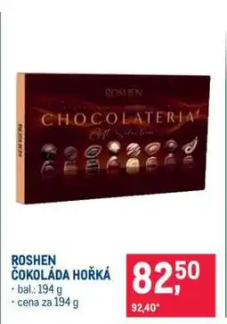 Makro ROSHEN ČOKOLÁDA HOŘKÁ nabídka