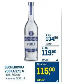 Makro BECHEROVKA VODKA 37,5 % nabídka