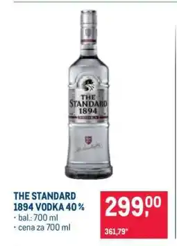 Makro THE STANDARD 1894 VODKA 40 % nabídka