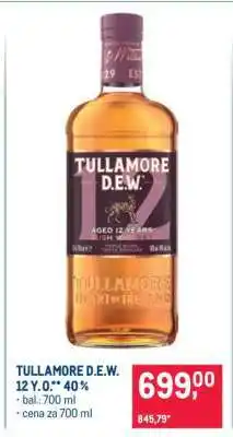 Makro TULLAMORE D.E.W. 12 Y. O.** 40 % nabídka