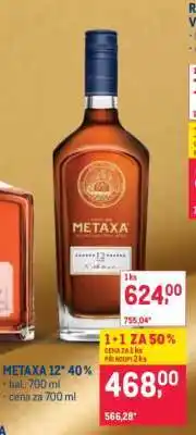Makro Metaxa 12* 40 % nabídka
