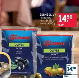 Makro ČERNÉ OLIVY nabídka