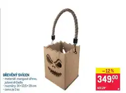 Makro DŘEVĚNÝ SVÍCEN nabídka