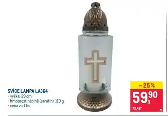 SVÍCE LAMPA LA364
