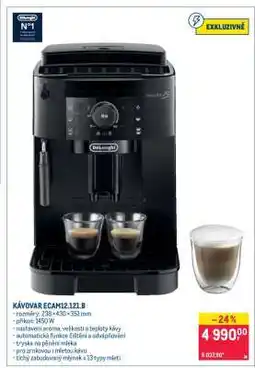 Makro KÁVOVAR ECAM12.121.B nabídka