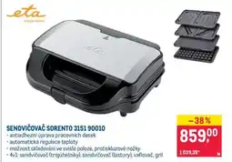 Makro SENDVIČOVAČ SORENTO 3151 90010 nabídka
