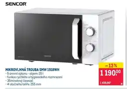 Makro MIKROVLNNÁ TROUBA SMW 1918WH nabídka