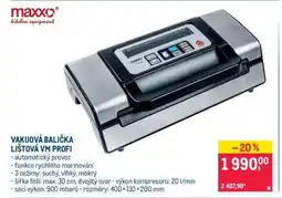 Makro VAKUOVÁ BALIČKA LIŠTOVÁ VM PROFI nabídka