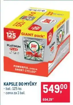 Makro KAPSLE DO MYČKY nabídka