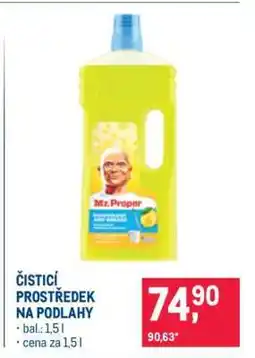 Makro Čisticí prostředek na podlahy nabídka
