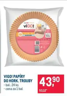 Makro VIGO! PAPÍRY DO HORK. TROUBY nabídka