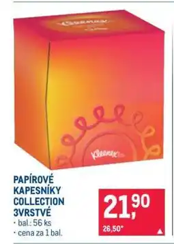 Makro PAPÍROVÉ KAPESNÍKY COLLECTION 3VRSTVÉ nabídka