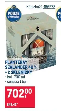 Makro PLANTERAY SEALANDER 40 % + 2 SKLENIČKY nabídka