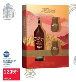 Makro ZACAPA SOLERA 40 % + 2 SKLENIČKY nabídka