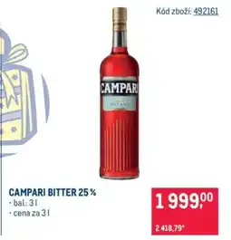 Makro Campari Bitter 25 % nabídka