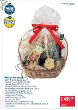 Makro DÁRKOVÝ KOŠ VELKÝ nabídka