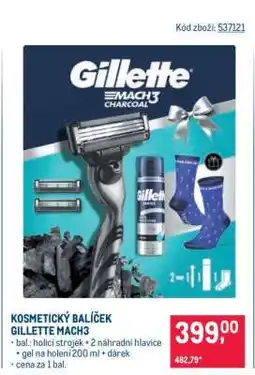 Makro KOSMETICKÝ BALÍČEK GILLETTE MACH3 nabídka