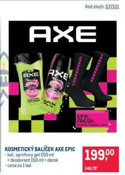 Makro KOSMETICKÝ BALÍČEK AXE EPIC nabídka