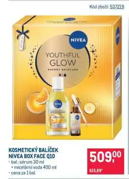 Makro KOSMETICKÝ BALÍČEK NIVEA BOX FACE Q10 nabídka