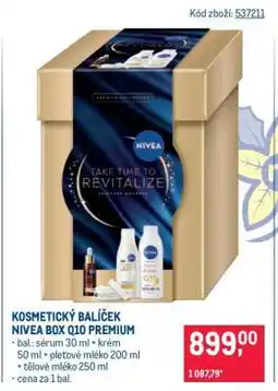 Makro KOSMETICKÝ BALÍČEK NIVEA BOX Q10 PREMIUM nabídka