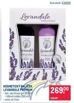 Makro KOSMETICKÝ BALÍČEK LEVANDULE PREMIUM nabídka