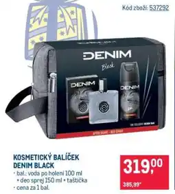 Makro KOSMETICKÝ BALÍČEK DENIM BLACK nabídka
