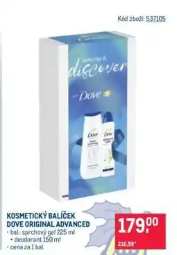 Makro KOSMETICKÝ BALÍČEK DOVE ORIGINAL ADVANCED nabídka
