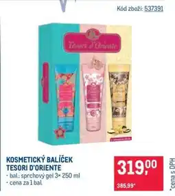 Makro KOSMETICKÝ BALÍČEK TESORI D'ORIENTE nabídka