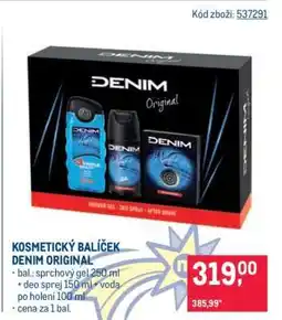 Makro KOSMETICKÝ BALÍČEK DENIM ORIGINAL nabídka
