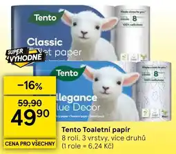 Tesco Tento Toaletní papír nabídka