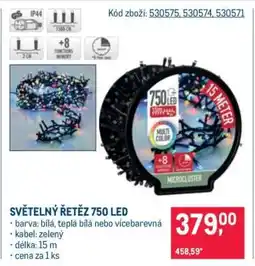Makro SVĚTELNÝ ŘETĚZ 750 LED nabídka