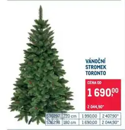 Makro VÁNOČNÍ STROMEK TORONTO nabídka