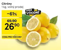 Tesco Citrony nabídka