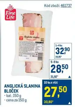 Makro ANGLICKÁ SLANINA BLOČEK nabídka