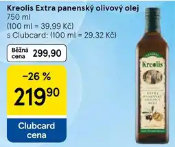 Tesco Kreolis extra panensky olivovy olej nabídka