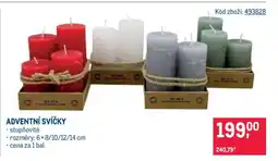 Makro ADVENTNÍ SVÍČKY nabídka