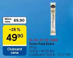 Tesco Turon Fuet Extra nabídka