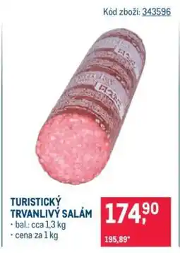 Makro Turistický trvanlivý salám nabídka