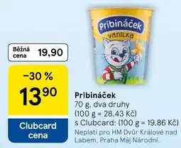 Tesco Pribináček nabídka