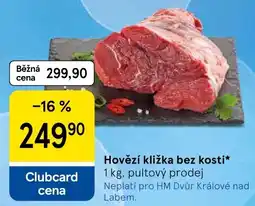 Tesco Hovězí klička bez kosti nabídka