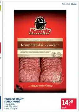 Makro TRVANLIVÉ SALÁMY FERMENTOVANÉ nabídka