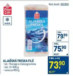 Makro Aljašská treska filé nabídka