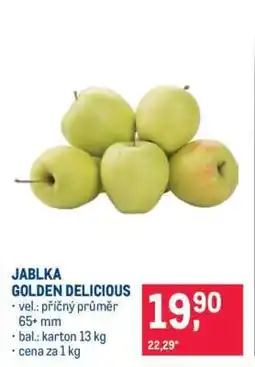 Makro Jablka Golden Delicious nabídka