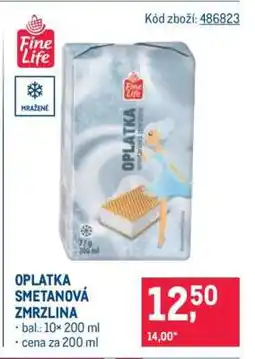 Makro OPLATKA SMETANOVÁ ZMRZLINA nabídka